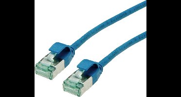 ROLINE RM U/FTP DataCentre patchkabel Cat.6A (Klasse EA), extra dun, blauw, 5 m