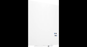 Rocada Whiteboard 6525PRO (b x h) 100 cm x 100 cm Wit (RAL 9003) Kunststof coating Incl. opbergbakje, Horizontaal- of verticaalformaat