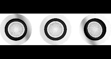 Philips Hue LED-inbouwlamp 929003810901 Energielabel: E (A - G) Milliskin Hue GU10 12.6 W Warmwit tot koudwit, RGB