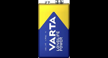 Varta VARTA Longlife Power 9V Stück 9V batterij (blok) Alkaline 580 mAh 9 V 20 stuk(s)