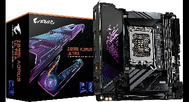 Gigabyte Z890I AORUS ULTRA Moederbord Socket Intel LGA 1851 Vormfactor Mini-ITX Moederbord chipset Intel® Z890
