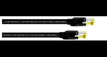 Cordial 15541 RJ45 Netwerkkabel, patchkabel CAT 5e S/UTP 20.00 m Zwart PUR-mantel 1 stuk(s)
