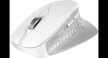 CHERRY MSW Stream Comfort Muis Radiografisch Optisch Wit 6 Toetsen 4000 dpi Ergonomisch, Geluidsarme toetsen