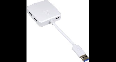 Raspberry Pi® SC1636 SC1636 USB-hub 4 poorten USB-A USB 3.0 5 GBit/s Wit