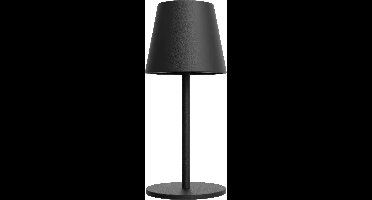 m-e modern-electronics LUNA-80 S 41436 Tafellamp met accu LED LED vast ingebouwd 3 W Zwart