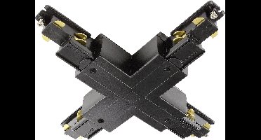 Deko Light 710536 D Line DALI 230V-railsysteemcomponenten X-verbinder Grafietzwart (RAL 9011)