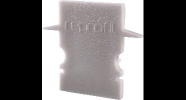 Deko Light 979141 Endkappe H-ET-02-08 Set 2 Stk, Grau Profieleindkap Kunststof (l x b x h) 23 x 6 x 20 mm 1 stuk(s)