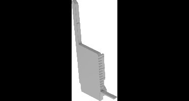 Deko Light 979211 Endkappe H-EL-03-10 Set 2 Stk, Grau Kunststof (l x b) 50 mm x 27.6 mm 1 stuk(s)