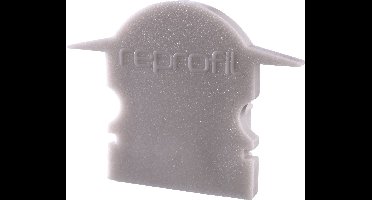 Deko Light 980061 Endkappe L-ET-02-10 Set 2 Stk, Grau Kunststof (l x b x h) 25 x 6 x 19 mm 1 stuk(s)