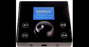 Deko Light DMX Wandcontroller Touch 16CH Pro Wandbediening 86 mm 86 mm 15.3 mm