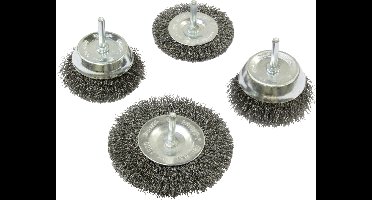 Makita Ronde borstelset 4-delig Staal neu D-65729 1 stuk(s)