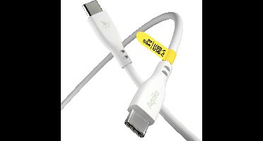 Aqiila AQCBPBIC1SI812 USB-kabel USB 2.0 USB-C stekker 1.00 m Wit