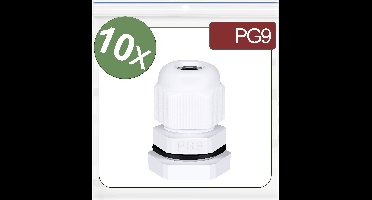 Quadrios 24CA405 Wartel PG9 Polyamide Wit 10 stuk(s)