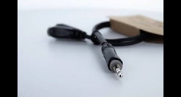 Cordial 14883 Jackplug Audio Y-adapter [1x Jackplug male 3,5 mm - 2x Jackplug female 3,5 mm] 0.30 m Zwart PVC-mantel, Tweelingkabel