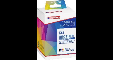 Edding Inktcartridge vervangt Brother LC3213BKCMY Compatibel Combipack Zwart, Cyaan, Magenta, Geel EDD-643 18-643
