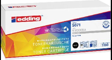 Edding Toner vervangt Kyocera TK-1160 Compatibel Zwart 7200 bladzijden EDD-5071 18-5071