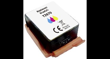 Renkforce Inktcartridge vervangt Epson T2670, 267, C13T26704010 Compatibel Kleur RF-ET267CMY RF-6736456