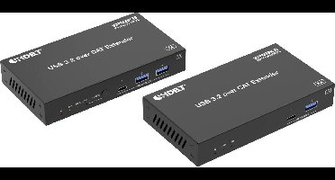 SpeaKa Professional SP-USBE-830 7 + 2 poorten KVM-extender Via PC bedienbaar Zwart