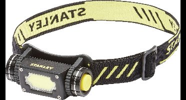 STANLEY Hoofdlamp COB LED werkt op batterijen 300 lm 10 h