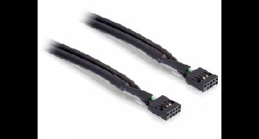 Delock Stroom Aansluitkabel 50 cm Zwart
