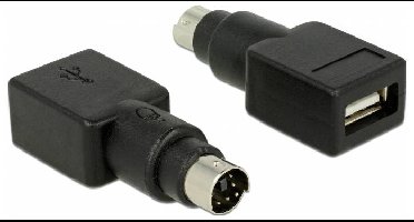 Delock Schijf, USB Adapter [1x PS/2-stekker - 1x USB-A-bus] 65898 0 m