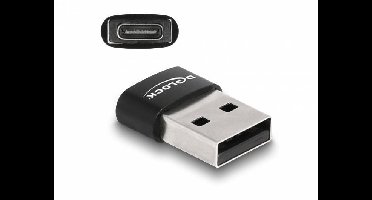 Delock USB 2.0 Adapter [1x USB-A 2.0 stekker - 1x USB-C bus] 60002 0 mm