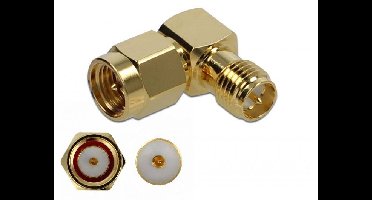 Delock 89955 89955 SMA-adapter SMA-stekker - RPSMA-bus 0 m 1 stuk(s)