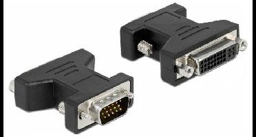 Delock 65017 DVI / VGA Adapter [1x DVI-bus 24+5-polig - 1x VGA-stekker] Meerdere kleuren 0 m