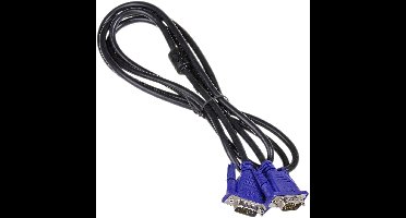 Akyga AK-AV-14 VGA-kabel Aansluitkabel 5 m Zwart