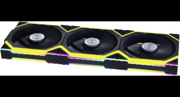 Lian Li Lian Li UNI FAN SL Wireless ARGB PWM Lüfter, 3er-Pack inkl. Controller - Revers PC-ventilator Zwart (b x h x d) 120 x 124.5 x 28 mm