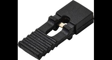 TRU COMPONENTS TC-13537828 Kortsluitingsbrug Rastermaat: 2.54 mm Aantal polen per rij:2 Inhoud: 1 stuk(s)