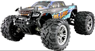Amewi M-Land Blauw Brushed 1:16 RC modelauto voor beginners Elektro Monstertruck 4WD RTR 2,4 GHz