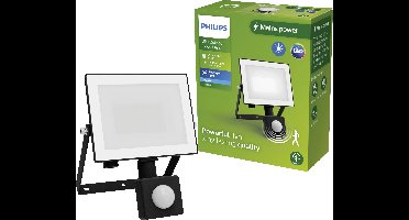 Philips LED Lois 929004642301 LED-buitenschijnwerper met bewegingsmelder 20 W Lichtkleur (naam): Koudwit