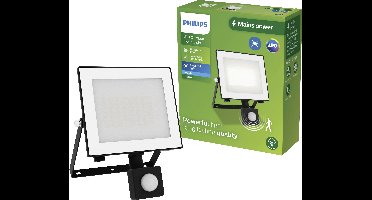 Philips LED Lois 929004642501 LED-buitenschijnwerper met bewegingsmelder 30 W Lichtkleur (naam): Koudwit