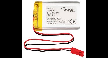 Akyga LP503448 Accupack Batterijgrootte: Speciaal LiPo 3.7 V 800 mAh