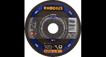 Rhodius 208700 Doorslijpschijf recht 125 mm 1 stuk(s) Staal