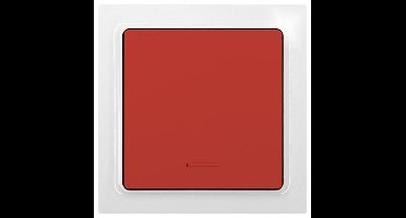 Eltako F1T55E-wg/rot Draadloze knop Draadloos 1-kanaals Opbouw (op muur) Bereik max. (in het vrije veld) 30 m