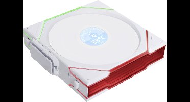 Lian Li Lian Li UNI FAN TL Wireless LCD Lüfter, ARGB, PWM - Reverse Blade, 120 mm, weiß PC-ventilator Wit (b x h x d) 120 x 28 x 124 mm