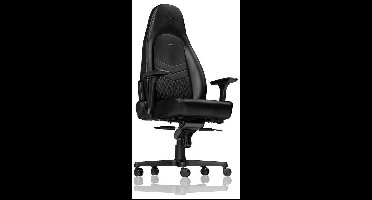 Noblechairs noblechairs ICON Echtleder Gaming Stuhl - schwarz/schwarz Zwart