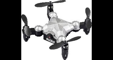 Reely Suitcase mini drone Drone (quadrocopter) RTF Beginner, Luchtfotografie Zilver-zwart