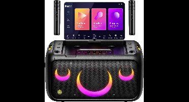 Ikarao Break X1 Karaokesysteem Touchscreen, Incl. microfoon
