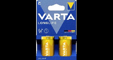 Varta VARTA Longlife C Blister 2 C batterij (baby) Alkaline 1.5 V 2 stuk(s)