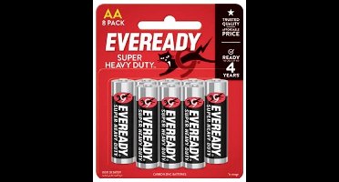 Eveready SHD AA batterij (penlite) Zink-kool 1.5 V 8 stuk(s)