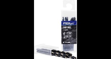 FRITZFURT 1111-3250 Metaal-spiraalboor 10-delig 2.5 mm Gezamenlijke lengte 57 mm Corrosiebestendig DIN 338 Cilinderschacht 10 stuk(s)