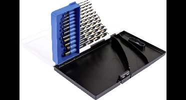 FRITZFURT 3111-1013 HSS-G Metaal-spiraalboorset 13-delig 1.5 mm, 2.0 mm, 2.5 mm, 3.0 mm, 3.2 mm, 3.5 mm, 4.0 mm, 4.5 mm, 4.8 mm, 5.0 mm, 5.5 mm, 6.0 mm, 6.5 mm