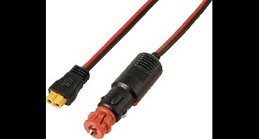 Sigarettenstekker op XT60-kabel 2 m. TC-13619280 Zwart, Rood TRU COMPONENTS Inhoud: 1 stuk(s)