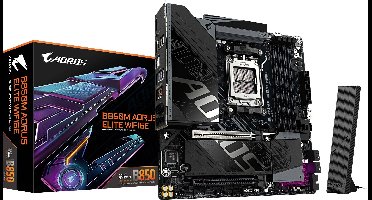Gigabyte B850M A ELT WF6E Moederbord Socket AMD AM5 Vormfactor Micro-ATX Moederbord chipset AMD® B850