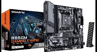 Gigabyte B550M GAMING X WIFI6 Moederbord Socket AMD AM4 Vormfactor Micro-ATX Moederbord chipset AMD® B550