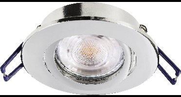 Deko Light Samsola, rund, glänzend, Silber 110041 Plafondspot Zilver (glanzend)