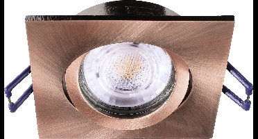 Deko Light Samsola, eckig, Kupfer 110044 Plafondspot Koper (geborsteld)